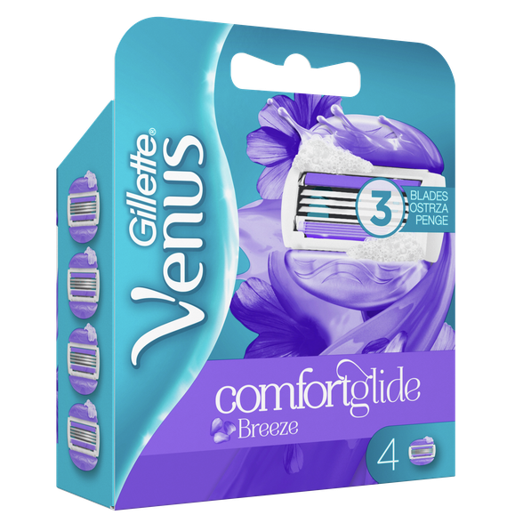 GILLETTE Venus Comfortglide Breeze shaver cartridges, 4 pcs.