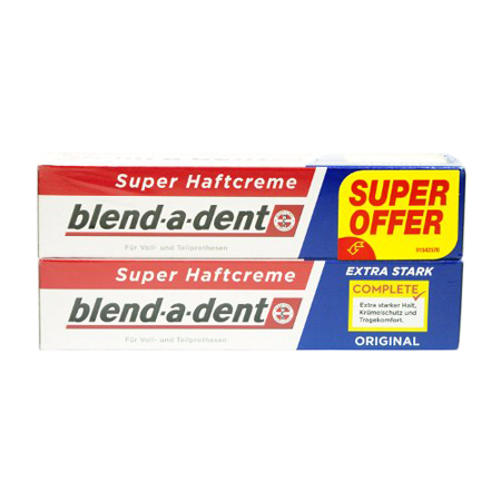 BLEND-A-DENT Original  1 + 1 denture adhesive, 47 g