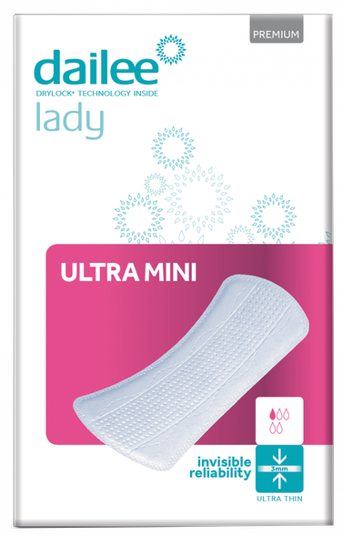 DAILEE Lady Premium Ultra Mini uroloģiskie ieliktņi, 28 gab.