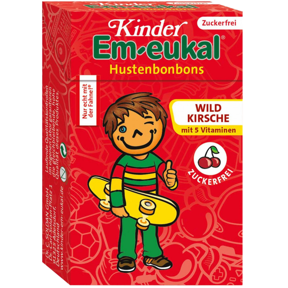 EM-EUKAL Kinder Em-eukal Wildkirsche конфеты, 40 г