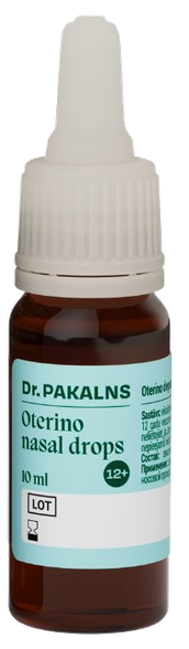 DR. PAKALNS Oterino nasal drops, 10 ml