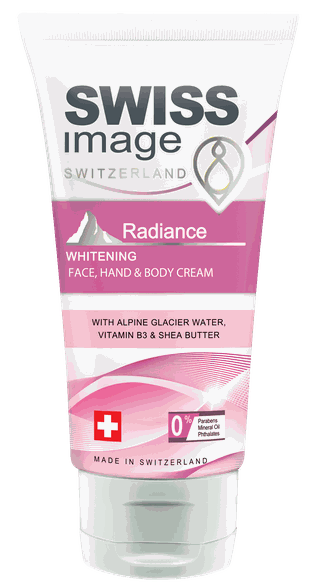 SWISS IMAGE Radiance Whitening Face, Hand & Body krēms, 75 ml