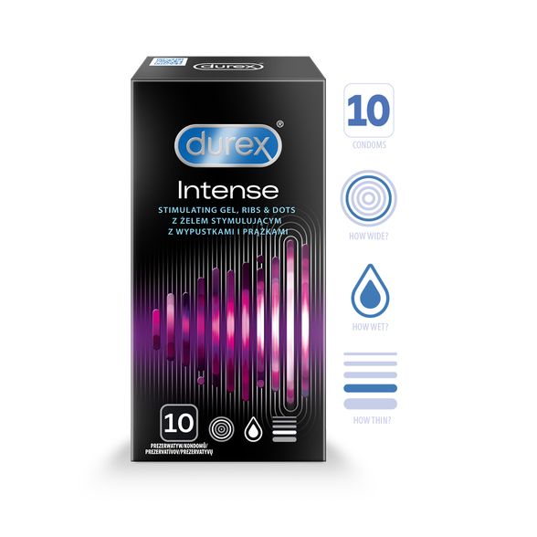 DUREX Intense презервативы, 10 шт.