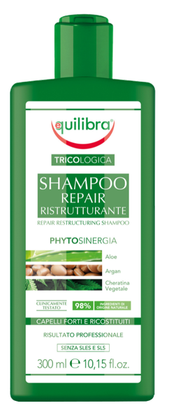 EQUILIBRA Tricologica restrukturizējošs šampūns, 300 ml