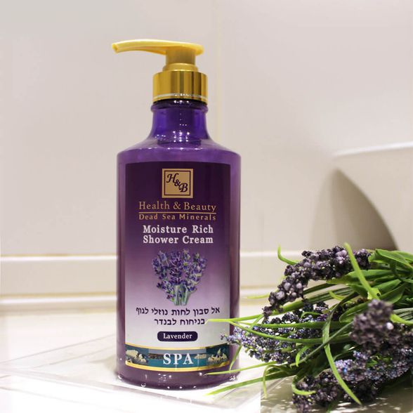 HEALTH&BEAUTY Dead Sea Minerals Lavender dušas krēms, 780 ml