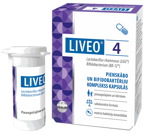 LIVEO  4 capsules, 10 pcs.