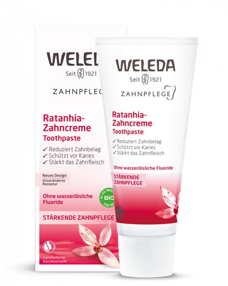 WELEDA Ratanhia toothpaste, 75 ml