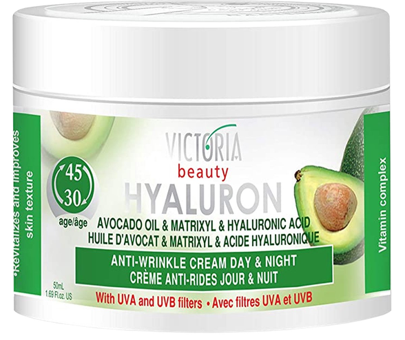 VICTORIA BEAUTY Hyaluron Anti-Wrinkle sejas krēms, 50 ml