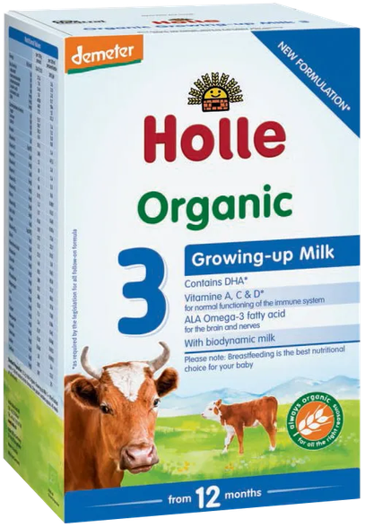 HOLLE Growing-up Milk Nr. 3 milk powder, 600 g