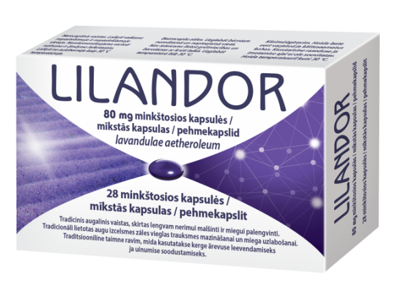 LILANDOR 80 mg kapsulas, 28 gab.