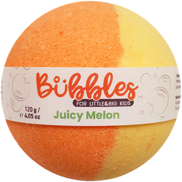 BUBBLES Juicy Melon бомба-гейзер для ванны, 120 г