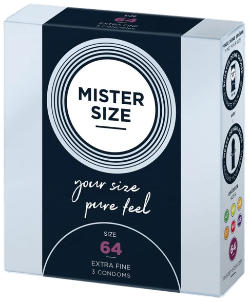 MISTER SIZE 64/225 мм презервативы, 3 шт.