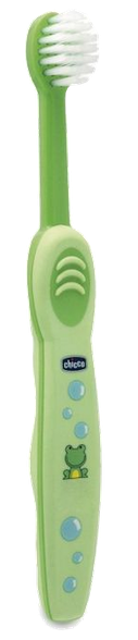 CHICCO Green toothbrush, 1 pcs.