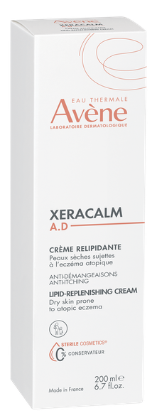 AVENE XeraCalm A.D Lipid-Replenishing krēms, 200 ml