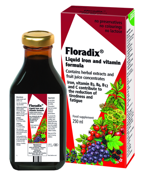 Floradix Liquid Iron šķidrums, 500 ml