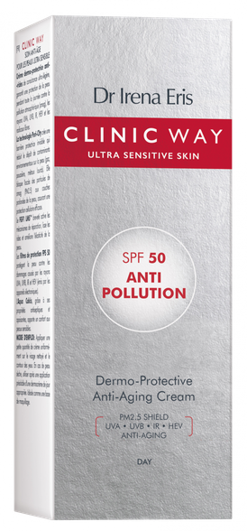 CLINIC WAY  Anti Pollution SPF 50 face cream, 40 ml