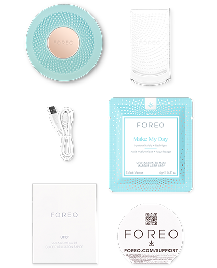 FOREO Ufo Mini 2 Mint facial cleansing device, 1 pcs.