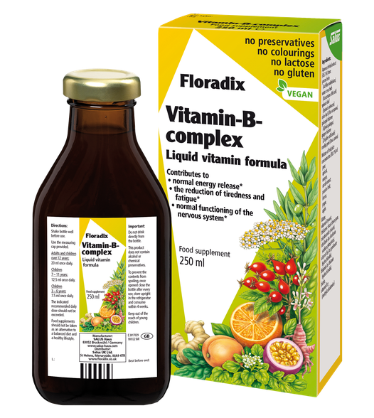 FLORADIX  Vitamin B šķidrums, 250 ml