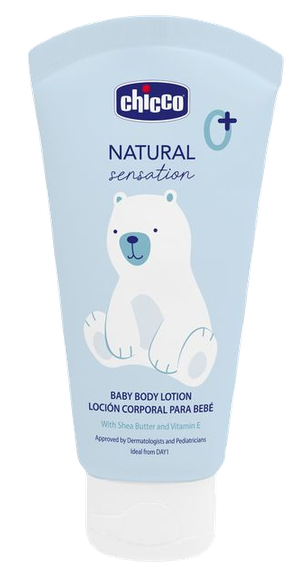 Crema corporal para bebe natural sensation Chicco 500 ml