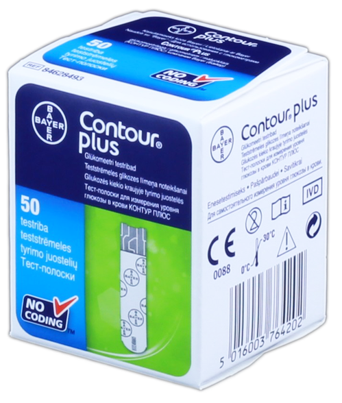 Contour Plus Test Strips N50 — dia24