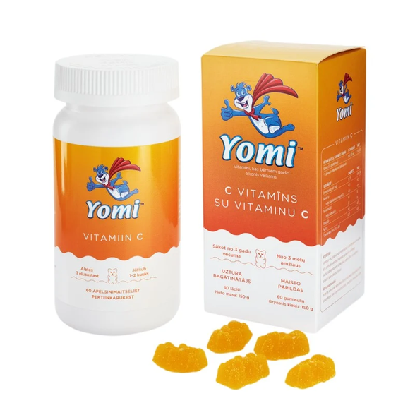 YOMI C Vitamin jelly bears, 60 pcs.