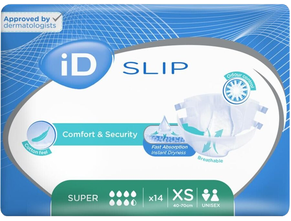 ID Expert Slip Super XS diapers, 14 pcs.