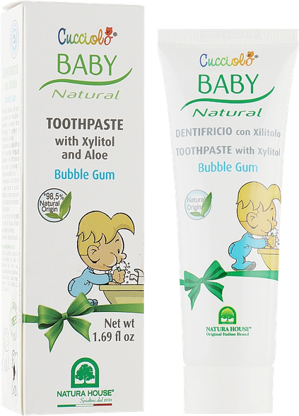 NATURA HOUSE Cucciolo Baby Bubble-gum kids toothpaste, 50 ml