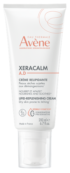 AVENE XeraCalm A.D Lipid-Replenishing krēms, 200 ml