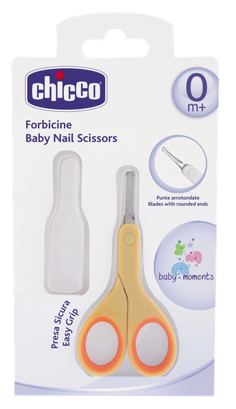 CHICCO Baby Nail Yellow scissors, 1 pcs.