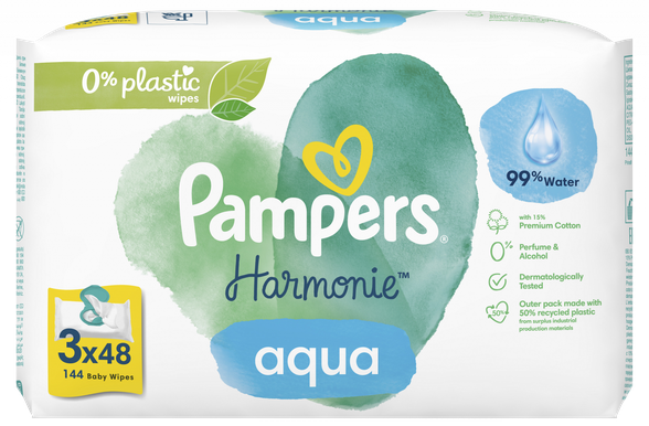 Lingette pampers harmonie aqua - Pampers