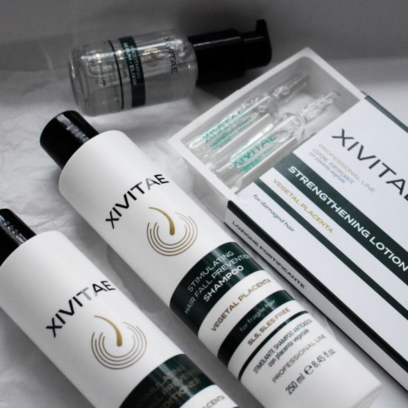 XIVITAE Stimulating Hair Fall Prevention with Vegetal Placenta shampoo, 250 ml