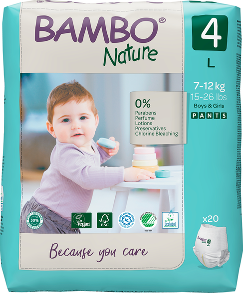 BAMBO NATURE Nature L-4, 7-14 kg biksītes, 20 gab.