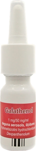 GALATHENOL 1 mg/50mg/ml deguna aerosols, 10 ml