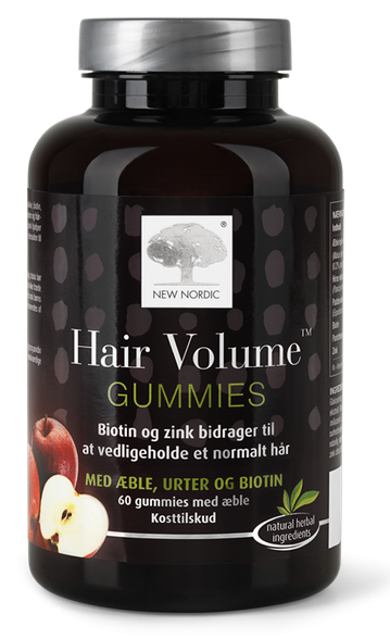 NEW NORDIC Hair Volume Gummies chewable lozenges, 60 pcs.