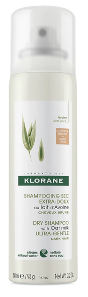 Klorane With Oat Milk Natural Tint sausais šampūns, 150 ml