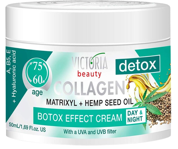 VICTORIA BEAUTY Detox Botox Effect sejas krēms, 50 ml