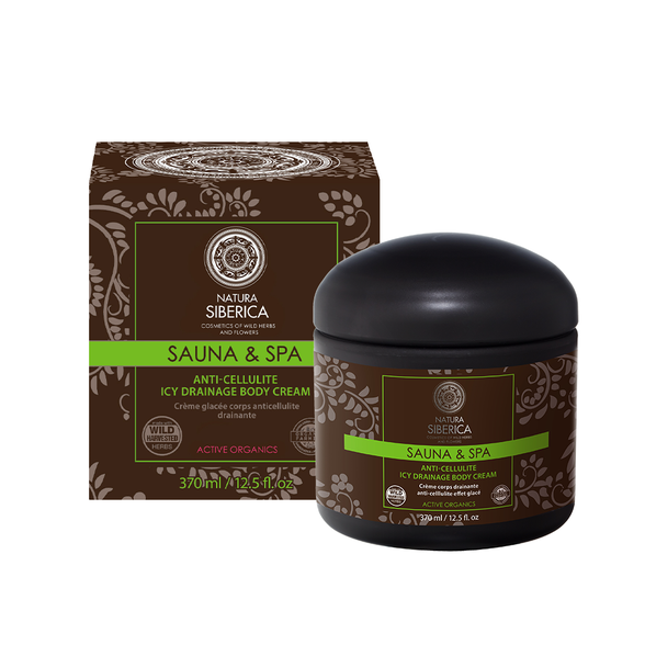NATURA SIBERICA Sauna & Spa Anti-Cellulite Icy Drainage body cream, 370 ml