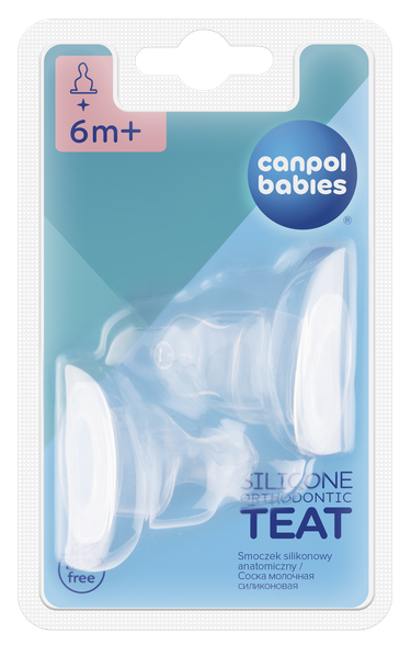 CANPOL  Babies Размер 2 6+ месяцев пустышка, 2 шт.