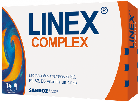 LINEX Complex kapsulas, 14 gab.
