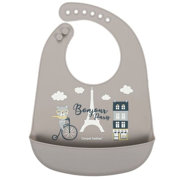 CANPOL  Baby Bonjour Paris детский нагрудник, 1 шт.