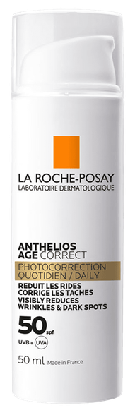 LA ROCHE-POSAY Anthelios Age Correct saules aizsarglīdzeklis, 50 ml
