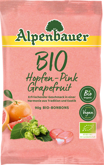 ALPENBAUER Hopfen Pink Grapefruit конфеты, 90 г