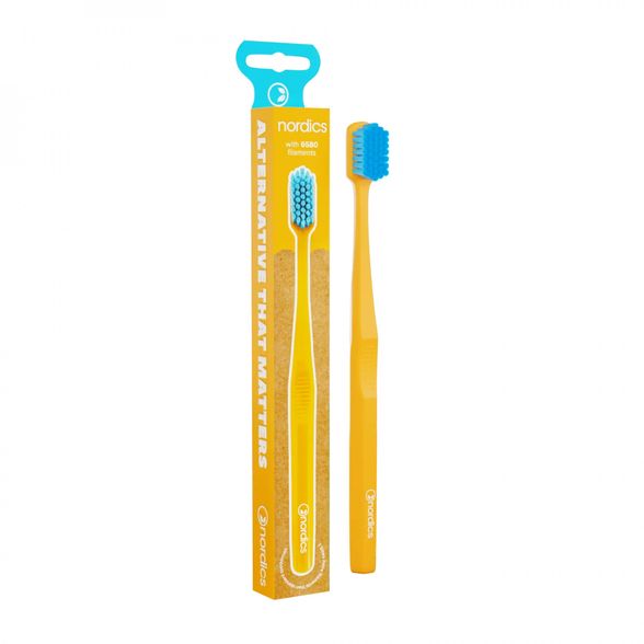 NORDICS Premium Yellow toothbrush, 1 pcs.