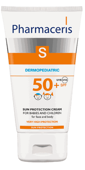 PHARMACERIS Dermopediatric SPF 50+ saules aizsarglīdzeklis, 125 ml