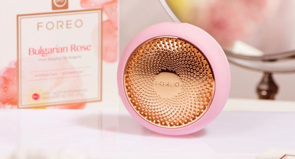 FOREO Ufo 2 Pearl Pink facial cleansing device, 1 pcs.