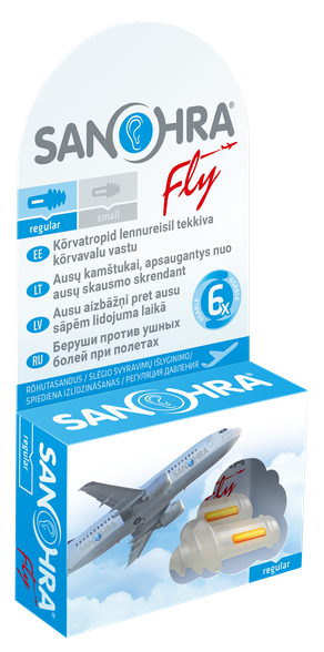 SANOHRA  FLY ADULT беруши, 2 шт.