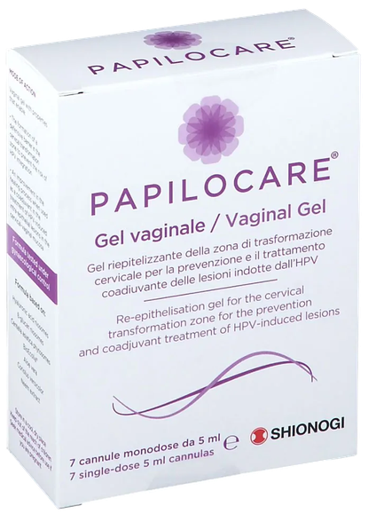 PAPILOCARE 5ml vaginal gel, 7 pcs.