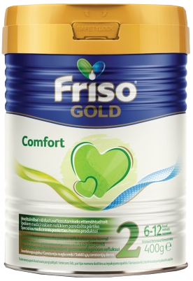 FRISO Friso Gold Comfort 2 6 m.+ papildu ēdināšanas maisījums, 400 g