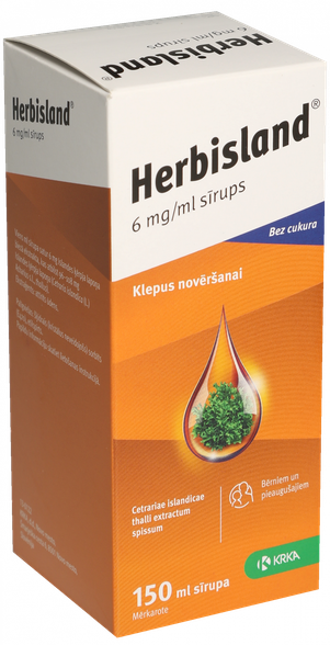 HERBISLAND 6 мг/мл сироп, 150 мл