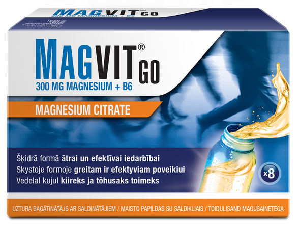 MAGVIT Go 300 mg (30 ml) pudelītes, 8 gab.